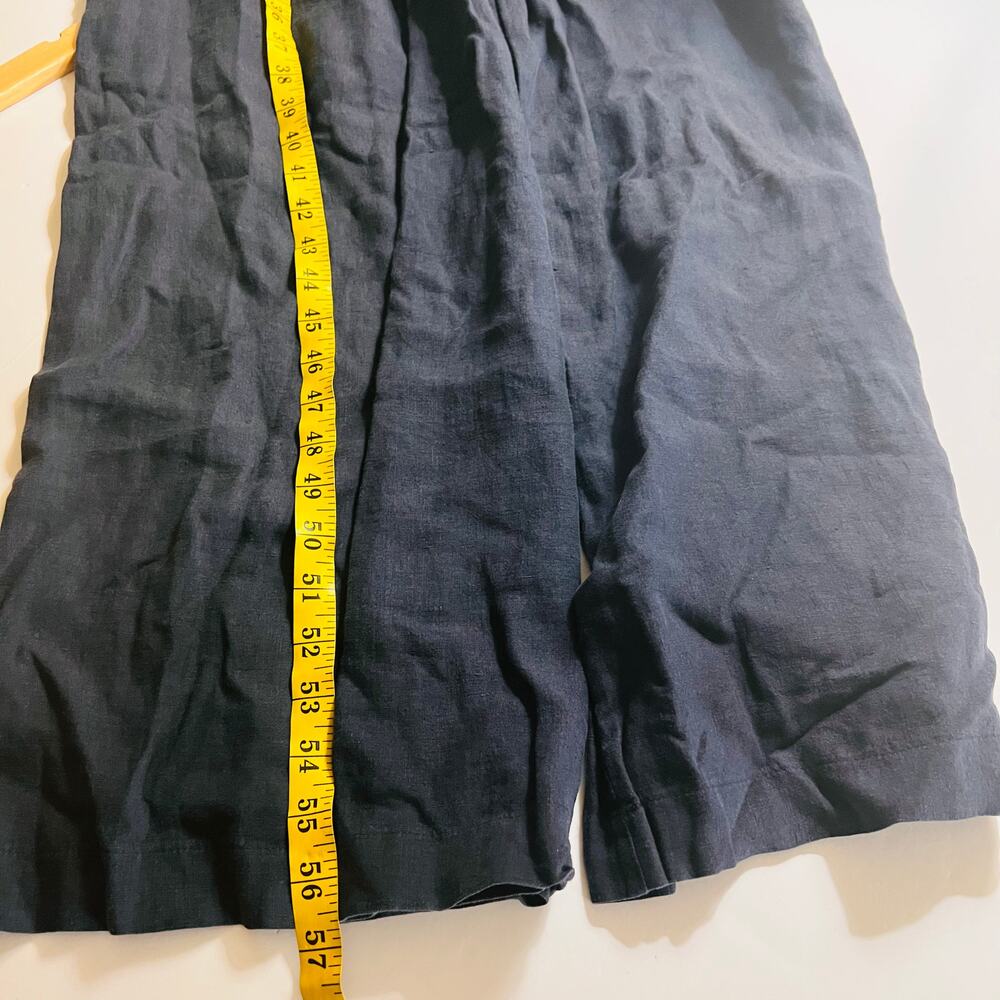 Mossi Linen Half Button Up Wide Leg Jumpsuit Size EU 34 - Picture 10 of 11